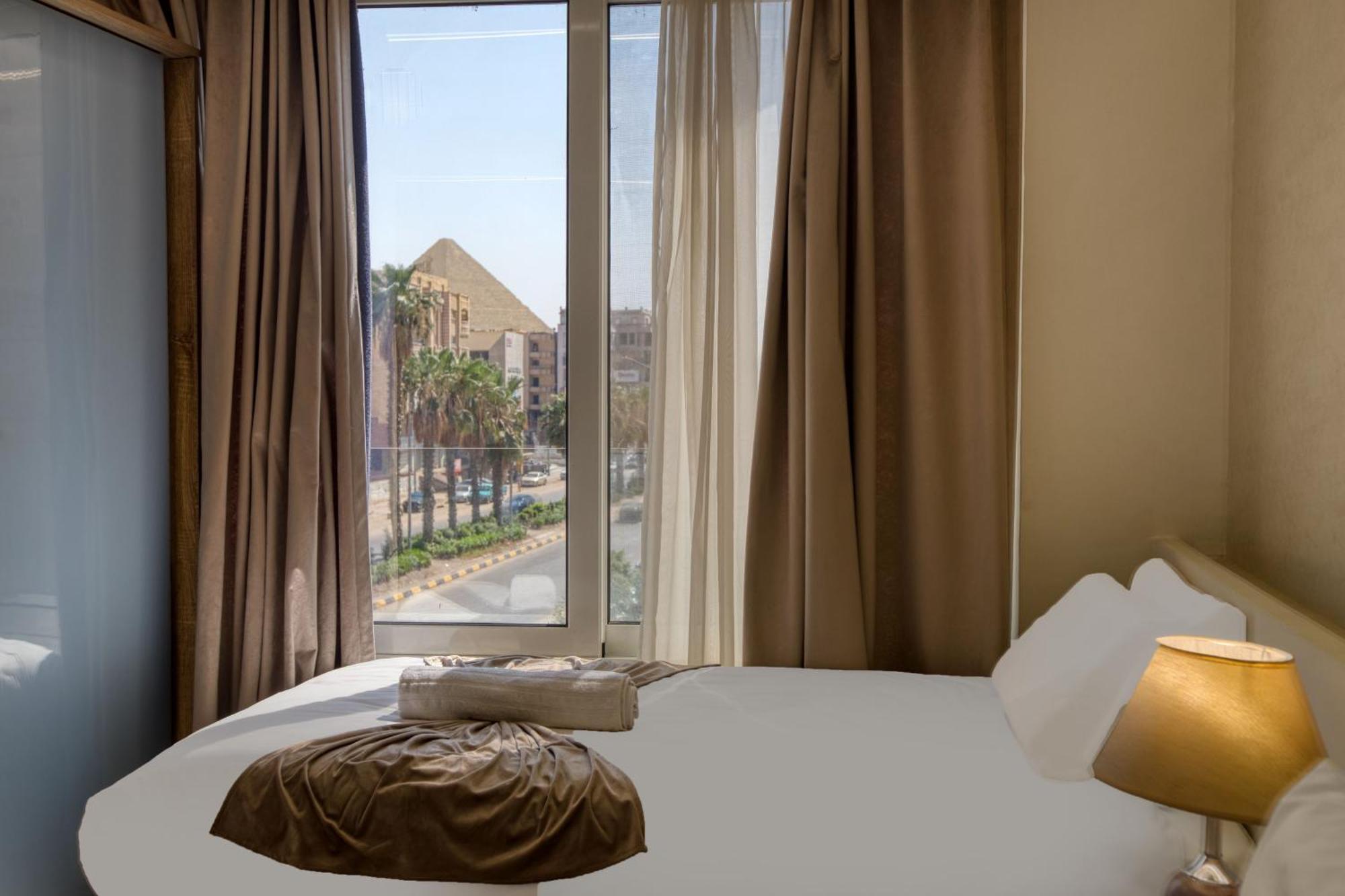 Khattab Pyramids View Hotel Kafret el-Gabal Kültér fotó